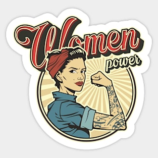 Women power Sticker